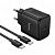 Сетевое зарядное устройство Hoco N83 (PD40W+кабель Type C-Type-C)  цвет: черный 