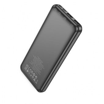 Внешний аккумулятор Hoco J123  10000mAh цвет: Чёрный