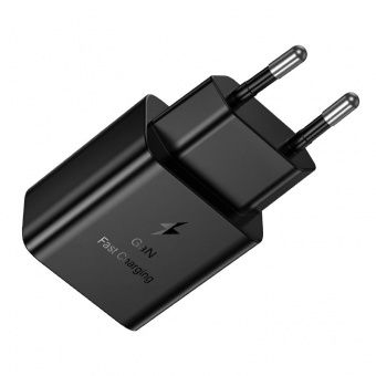 Сетевое зарядное устройство Hoco N76 (PD25W)  цвет: черный 
