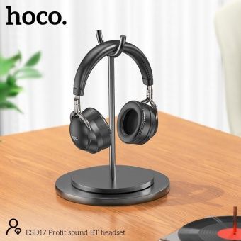 Беспроводные наушники Hoco ESD17 полноразмерные цвет: Чёрный