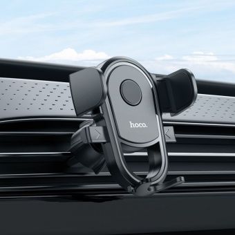 Автодержатель Hoco H6 в решетку цвет: Чёрный