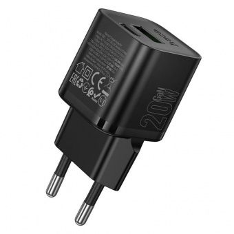 Сетевое зарядное устройство Hoco N65 (QC3.0 +PD20W)  цвет: Чёрный