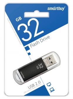 USB флэш-диск Smart Buy 32GB V-Cut Black (SB32GBVC-K)