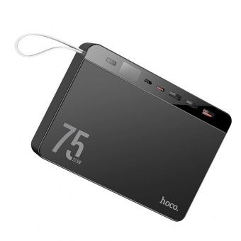 Внешний аккумулятор Hoco J94  75 000mAh  (22.5W, PD20W, QC3.0,) цвет: Чёрный