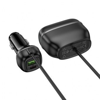 Автомобильное ЗУ Hoco Z59 (48W PD30W+QC3.0) цвет: Чёрный