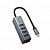 Адаптер Hoco HB1C  (Type-C -4 USB 3.0,1m)  цвет: металлик