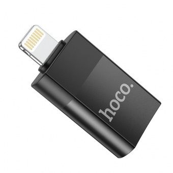 Адаптер Hoco UA17 IP - USB цвет: Чёрный