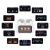 Беспроводные наушники Hoco EW72 TWS (Touch screen+ ANC) цвет: белый