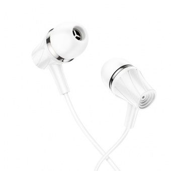 Наушники Borofone BM69 с микрофоном (1.2 м), цвет: белый
