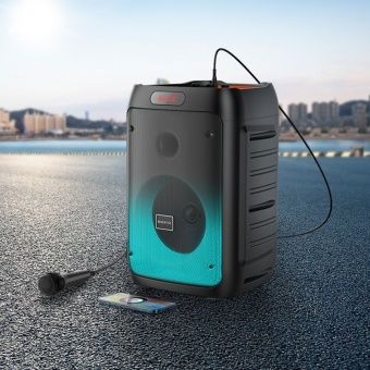 Беспроводная колонка Borofone BP10 цвет: Чёрный