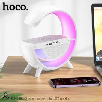 Беспроводная колонка Hoco DS43  3 в 1  цвет: белый