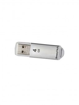 USB флэш-диск BreezyTech U016 (4GB) цвет: серебро