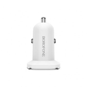 Автомобильное ЗУ BOROFONE BZ12A (1USB: QC3.0) цвет: белый