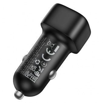 Автомобильное ЗУ Borofone BZ34B (QC3.0 +PD38W) цвет: Чёрный