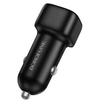 Автомобильное ЗУ Borofone BZ34B (QC3.0 +PD38W) цвет: Чёрный