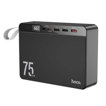 Внешний аккумулятор Hoco J94  75 000mAh  (22.5W, PD20W, QC3.0,) цвет: Чёрный