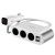 Автомобильное ЗУ Hoco Z13 (0.55 м., 2USB: 2.1A, дисплей, 3 прик-ля)