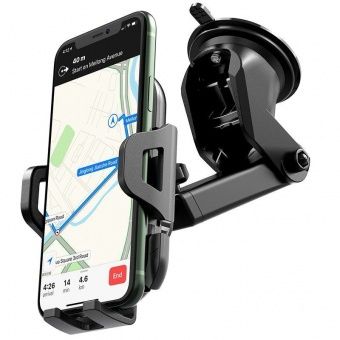 Автодержатель Hoco CA76 присоска, на центральную консоль цвет: Чёрный