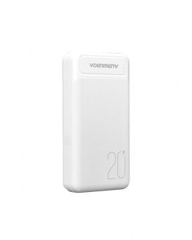 Внешний аккумулятор VDENMENV DP10 20000mAh цвет: белый