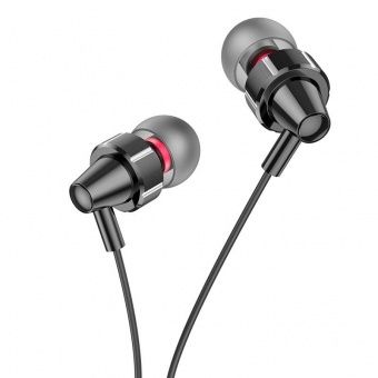 Наушники Hoco M90 с микрофоном (1.2 м), цвет: Чёрный