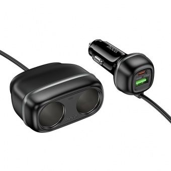 Автомобильное ЗУ Hoco Z59 (48W PD30W+QC3.0) цвет: Чёрный