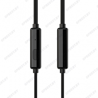 Наушники BOROFONE BM28 с микрофоном, цвет: Чёрный