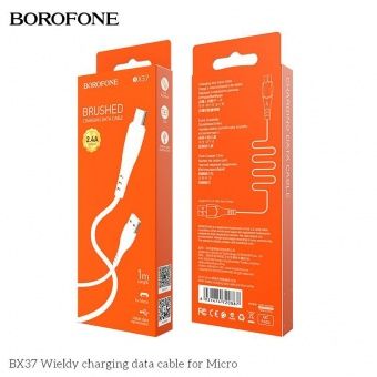 Дата-кабель BOROFONE BX37 Micro(1,0 м), цвет: белый