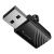 Картридер Hoco HB53 мини-размер (USB 2.0) цвет: чёрный