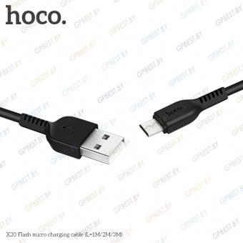 Дата-кабель Hoco X20 Flash MicroUSB (2.0 м)