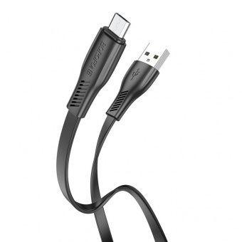 Дата-кабель Borofone BX85 Micro (1м., 2.4A) цвет: Чёрный
