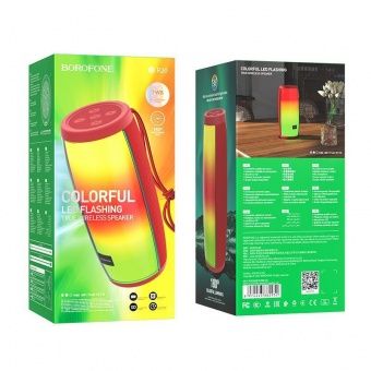 Беспроводная колонка Borofone BR20 цвет: красный