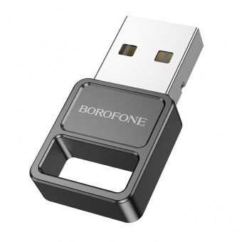 Адаптер Borofone DH8 USB - Bluetooth 5.1 цвет: Чёрный
