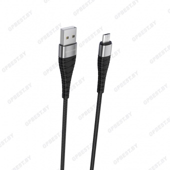 Дата-кабель BOROFONE BX32 Micro (1 м), цвет: Чёрный