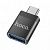 Адаптер Hoco UA17 Type-C - USB 3.0 цвет: Чёрный