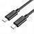 Дата-кабель Hoco X88 Type-C to Type-C (60W,2 м) цвет: Чёрный