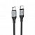 Дата-кабель Hoco X102 Type-C to Type-C (60W,нейлон,1 м) цвет: Чёрный