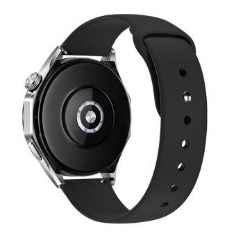 Ремешок для часов Hoco WH11 (силиконовый, классический 20mm) цвет: Чёрный