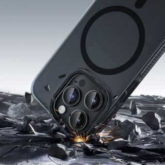 Чехол Hoco AS2 для iP15 Pro магнитный,противоударный цвет: Чёрный