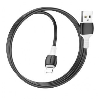 Дата-кабель Borofone BX84 IP (1м., 2.4A), цвет: Чёрный