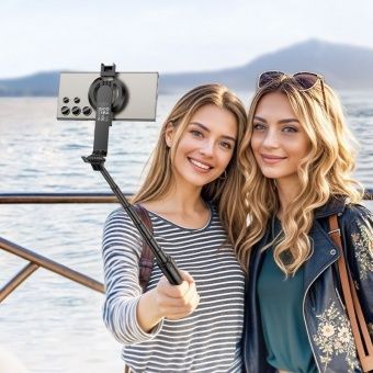 Монопод для селфи Hoco K25 беспроводной,магнитный цвет: Чёрный
