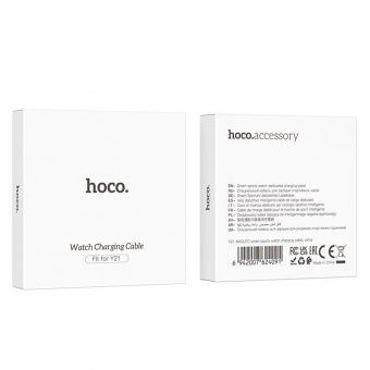 Зарядный кабель Hoco Y21 для смарт-часов цвет: белый