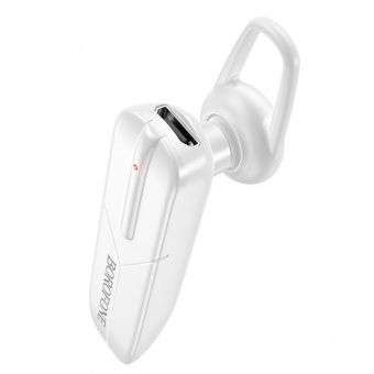Bluetooth-гарнитура BOROFONE BC36, цвет: белый