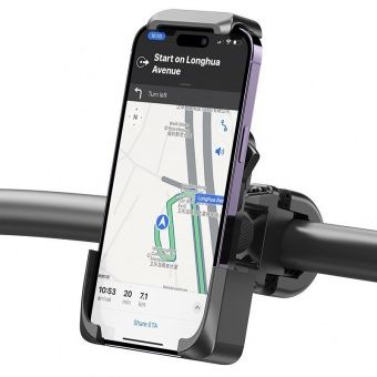 Автодержатель Hoco DCA28 для велосипеда, мотоцикла цвет: Чёрный