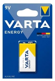 Батарейки алкалиновые VARTA Energy 6LR61/BP Крона