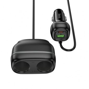 Автомобильное ЗУ Hoco Z59 (48W PD30W+QC3.0) цвет: Чёрный