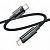 Дата-кабель Hoco U125 Type-C to Type-C (100W,для ноутбука,1.2 м) цвет: Чёрный