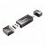 Картридер Hoco DHD01 (USB 2.0/Type-C) цвет: Чёрный