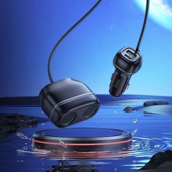 Автомобильное ЗУ Hoco Z59 (48W PD30W+QC3.0) цвет: Чёрный