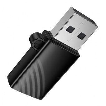 Картридер Hoco HB53 мини-размер (USB 2.0) цвет: чёрный