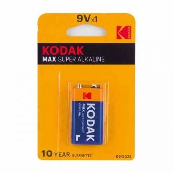 Батарейки Kodak MAX Alkaline 9V /6LR61/1BP Крона